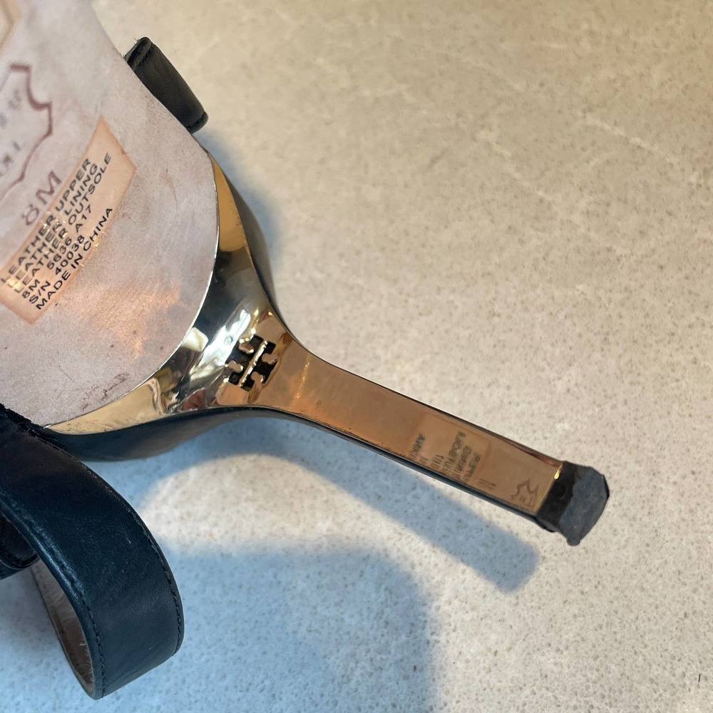 Tory Burch Black Heels - Picture 2 of 6